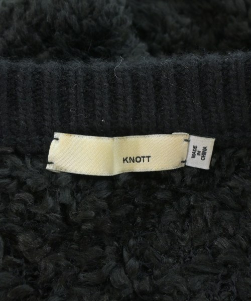 KNOTT（ノット）ニット・セーター 黒 サイズ:1(S位) レディース/2200690660012