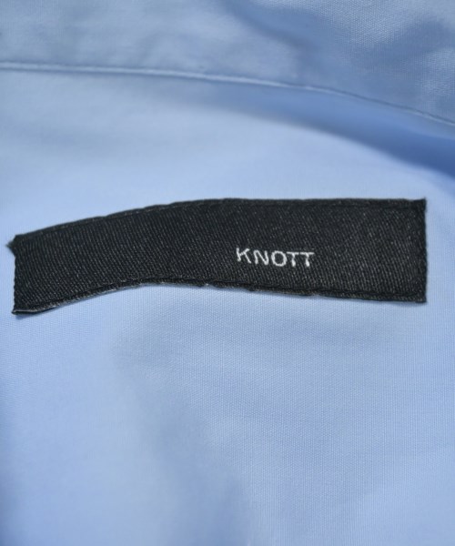 KNOTT（ノット）カジュアルシャツ 青 サイズ:0(XS位) メンズ/2200703269096