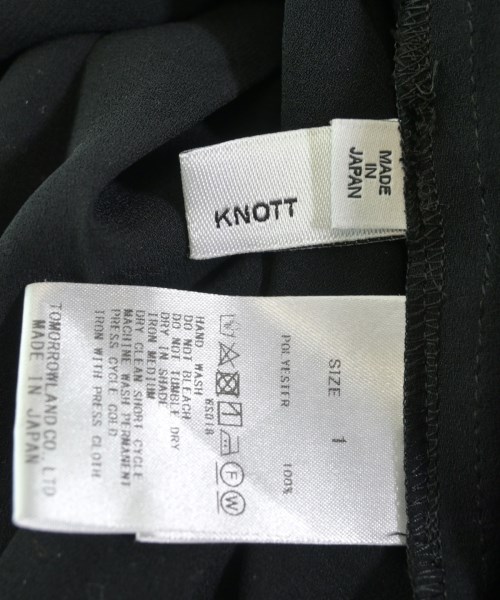 KNOTT（ノット）ワンピース 黒 サイズ:1(S位) レディース/2200710925084