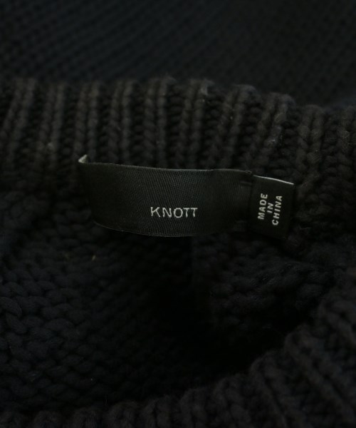 KNOTT（ノット）ニット・セーター 黒 サイズ:-(XS位) メンズ/2200730547051