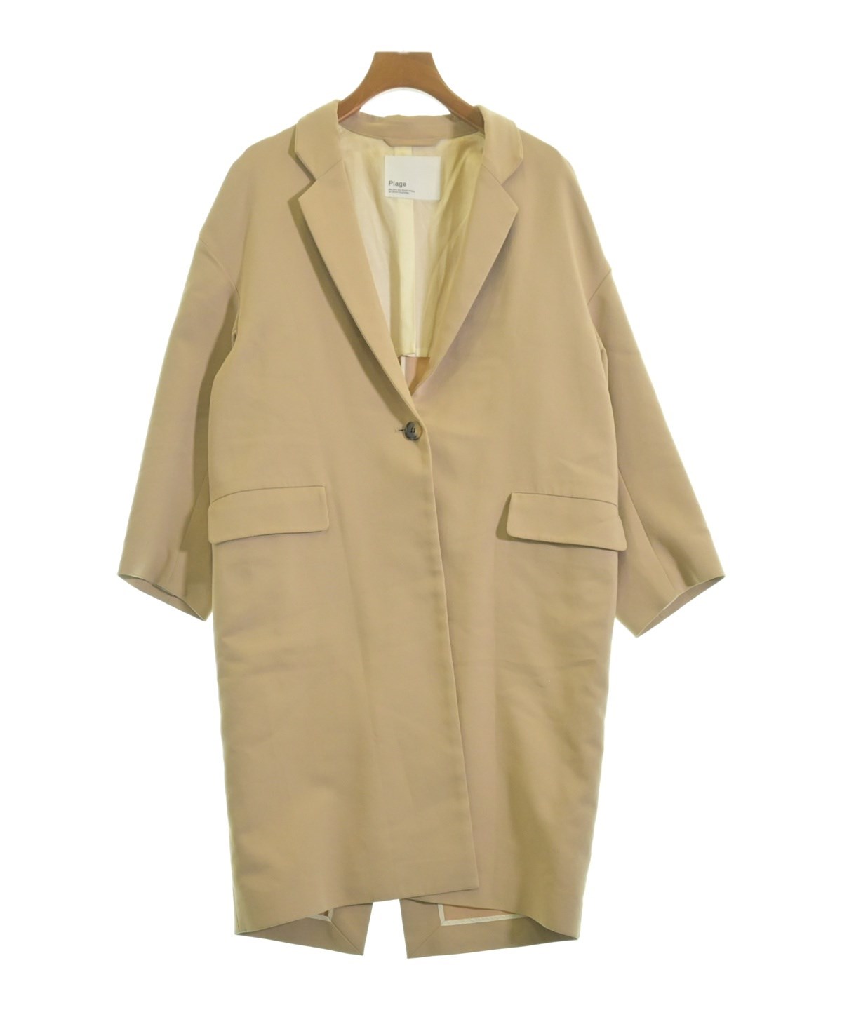Plage（プラージュ）チェスターコート ベージュ サイズ:38(M位