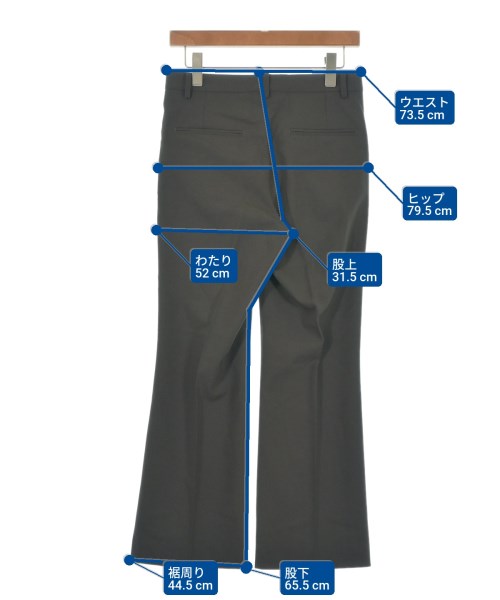 Plage（プラージュ）スラックス 茶 サイズ:34(XS位) レディース/2200636227040