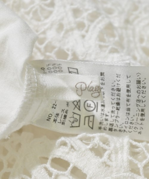 Plage（プラージュ）カジュアルシャツ 白 サイズ:F レディース/2200637232050