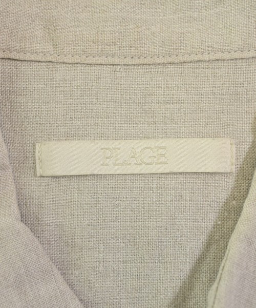 Plage（プラージュ）カジュアルシャツ ベージュ サイズ:F レディース/2200623688014
