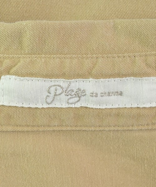 Plage（プラージュ）カジュアルシャツ ベージュ サイズ:F レディース/2200633686055