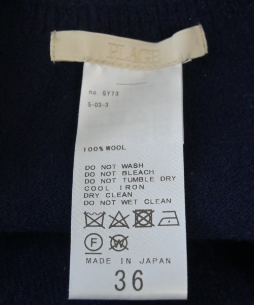 Plage（プラージュ）オールインワン/サロペット 紺 サイズ:36(S位) レディース/2200631639060