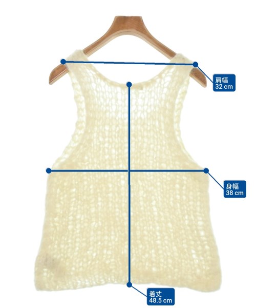 Plage（プラージュ）ベスト 白 サイズ:-(S位) レディース/2200639500041