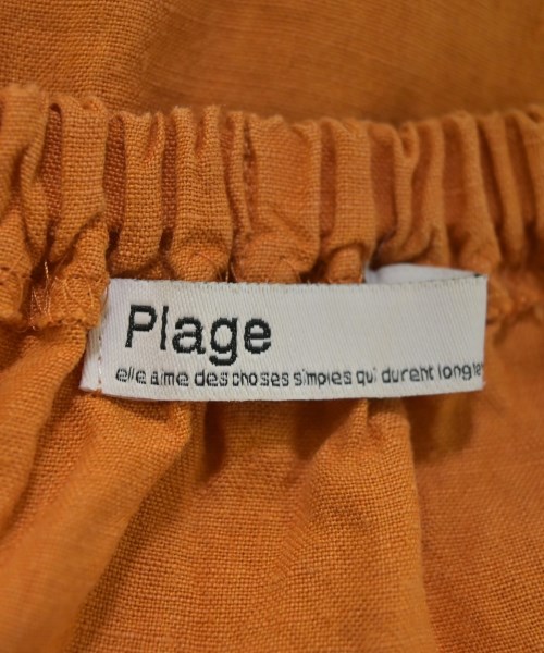 Plage（プラージュ）シャツワンピース オレンジ サイズ:36(S位) レディース/2200635158345