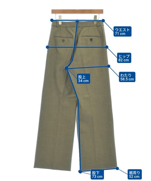 Plage（プラージュ）スラックス グレー サイズ:38(M位) レディース/2200639366012