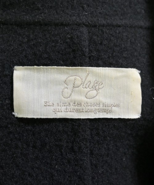 Plage（プラージュ）チェスターコート 黒 サイズ:36(S位) レディース/2200621256031