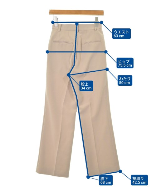 Plage（プラージュ）スラックス ベージュ サイズ:34(XS位) レディース/2200621256130