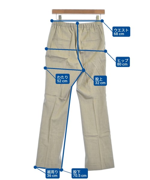 Plage（プラージュ）スラックス ベージュ サイズ:38(M位) レディース/2200641672057