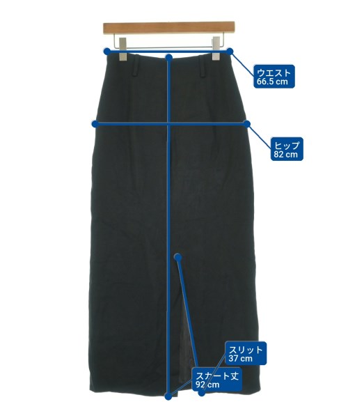 Plage（プラージュ）ロング・マキシ丈スカート 黒 サイズ:36(S位) レディース/2200643247017
