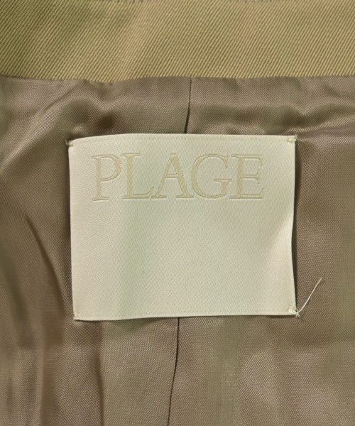 Plage（プラージュ）テーラードジャケット ベージュ サイズ:36(S位) レディース/2200638715026