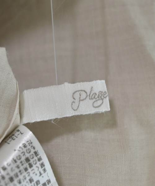 Plage（プラージュ）カジュアルシャツ ベージュ サイズ:F レディース/2200644798020