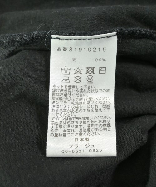 Plage（プラージュ）Tシャツ・カットソー 黒 サイズ:F レディース/2200615956114
