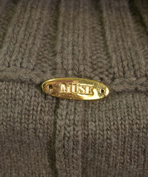 MUSE de Deuxieme Classe（ミューズドゥドゥーズィーエムクラス）ニット・セーター 茶 サイズ:F レディース/2200615567075