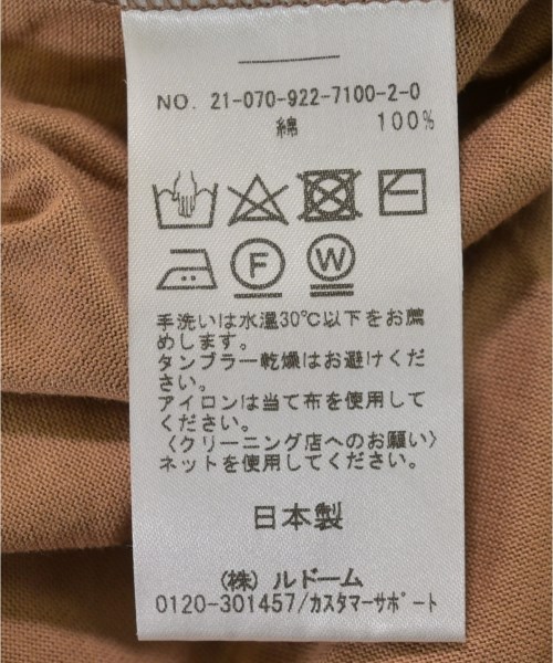 Plage（プラージュ）Tシャツ・カットソー ベージュ サイズ:F レディース/2200616602201