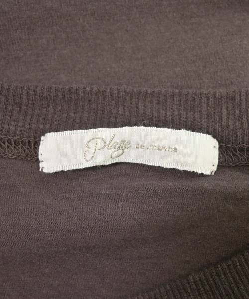 Plage（プラージュ）Tシャツ・カットソー 茶 サイズ:F レディース/2200616848197