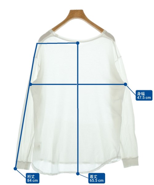 Plage（プラージュ）Tシャツ・カットソー 白 サイズ:F レディース/2200624084082