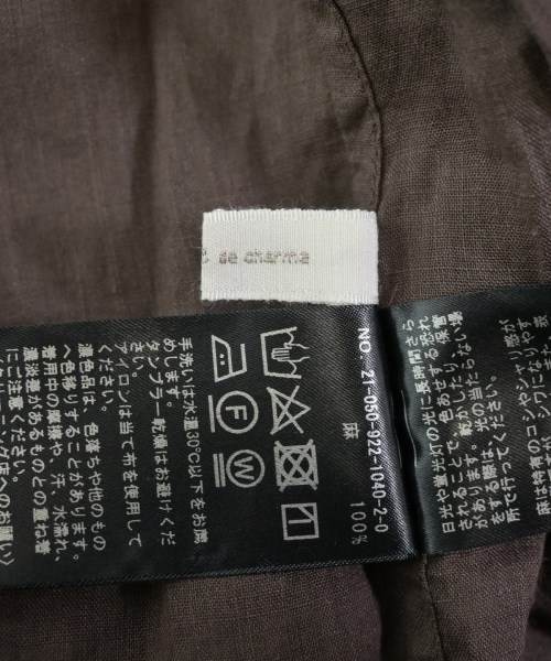 Plage（プラージュ）カジュアルシャツ 茶 サイズ:F レディース/2200618358038