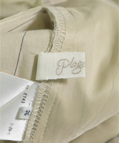 Plage（プラージュ）スラックス ベージュ サイズ:36(S位) レディース/2200613543026