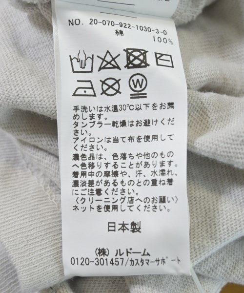 Plage（プラージュ）Tシャツ・カットソー グレー サイズ:F レディース/2200610429071