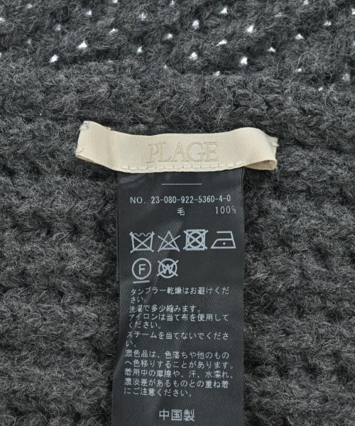 Plage（プラージュ）マフラー グレー サイズ:- レディース/2200619800086