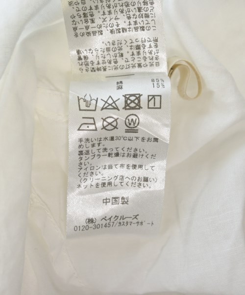 Plage（プラージュ）カジュアルシャツ 白 サイズ:F レディース/2200611928016