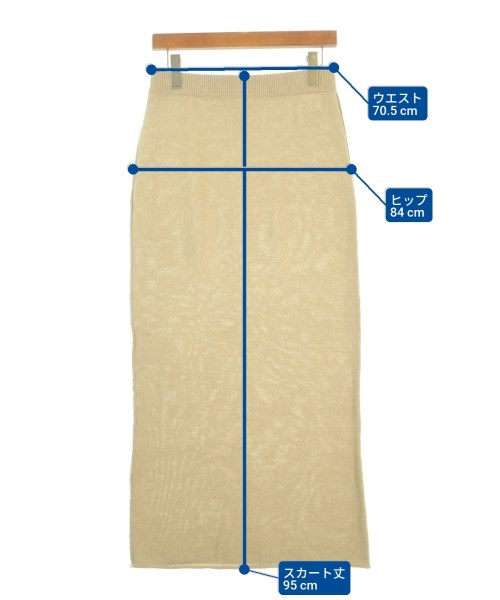 Plage（プラージュ）ロング・マキシ丈スカート ベージュ サイズ:38(M位) レディース/2200615664033