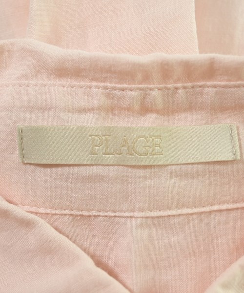 Plage（プラージュ）カジュアルシャツ ピンク サイズ:F レディース/2200602817053