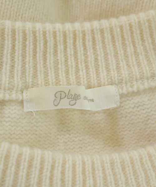 Plage（プラージュ）ニット・セーター 白 サイズ:F レディース/2200669776010