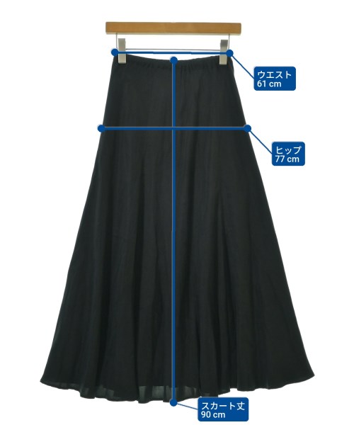 Plage（プラージュ）ロング・マキシ丈スカート 黒 サイズ:34(XS位) レディース/2200669590067