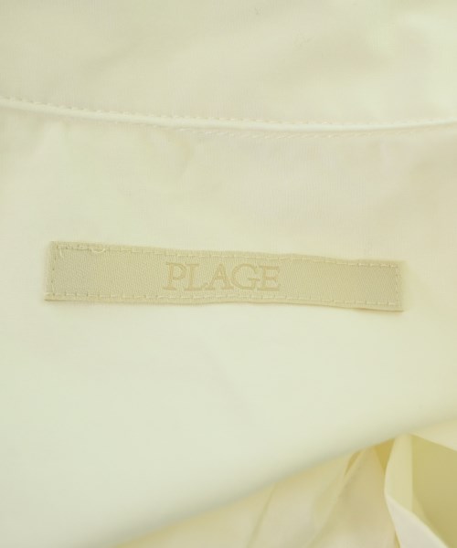 Plage（プラージュ）カジュアルシャツ 白 サイズ:F レディース/2200673005014