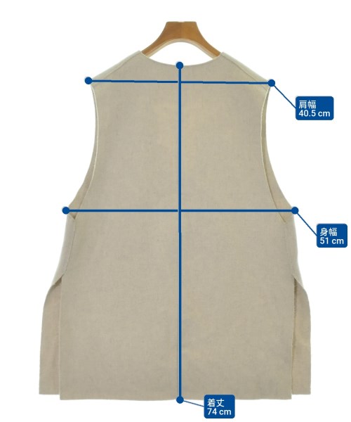 Plage（プラージュ）ベスト 白 サイズ:F レディース/2200676827019