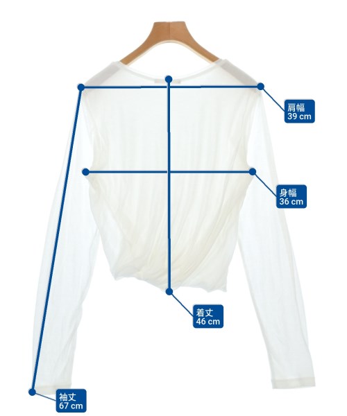 Plage（プラージュ）Tシャツ・カットソー 白 サイズ:-(S位) レディース/2200693640011