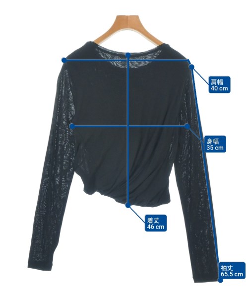 Plage（プラージュ）Tシャツ・カットソー 黒 サイズ:-(S位) レディース/2200693640028