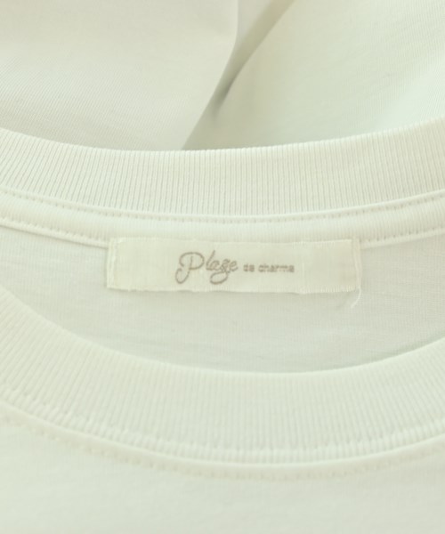 Plage（プラージュ）Tシャツ・カットソー 白 サイズ:F レディース/2200691154244