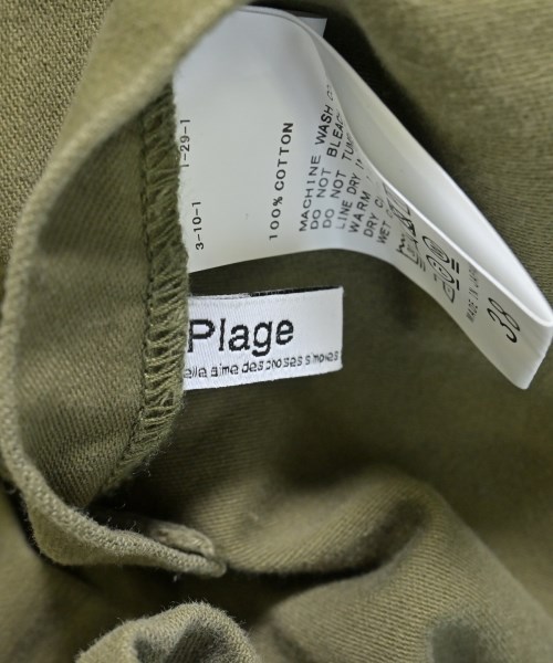 Plage（プラージュ）カジュアルシャツ カーキ サイズ:38(M位) レディース/2200697361011