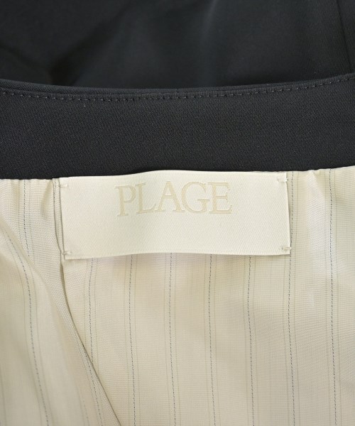 Plage（プラージュ）ノーカラージャケット 黒 サイズ:38(M位) レディース/2200697763051