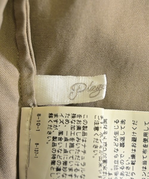 Plage（プラージュ）カジュアルシャツ ベージュ サイズ:F レディース/2200649082049