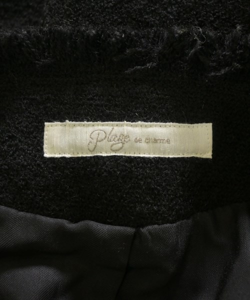 Plage（プラージュ）ノーカラージャケット 黒 サイズ:36(S位) レディース/2200650464018