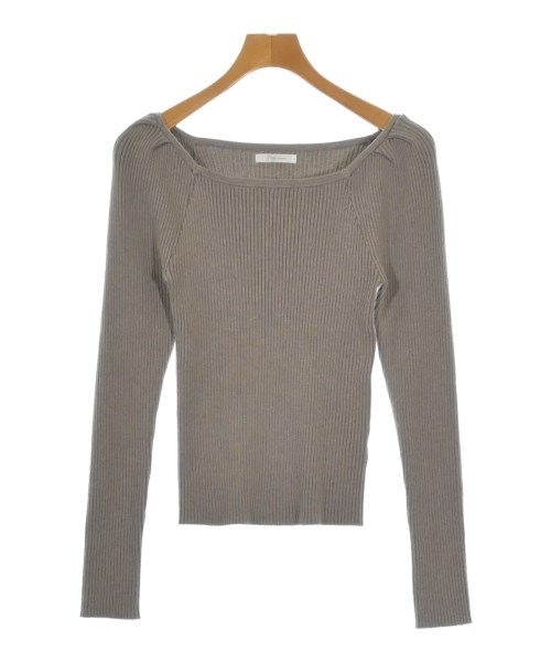 Plage(プラージュ)ニット・セーター 茶 サイズ:F/2200653577067