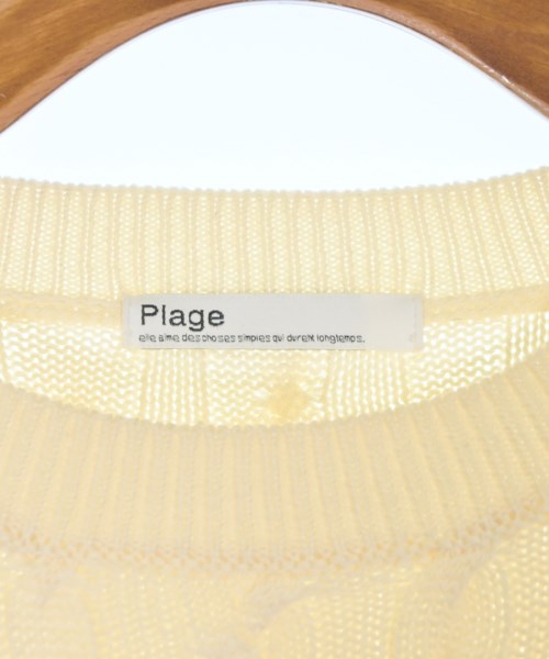 Plage（プラージュ）ニット・セーター 白 サイズ:F レディース/2200651927031