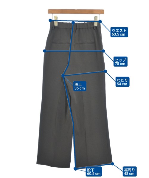 Plage（プラージュ）スラックス 茶 サイズ:32(XXS位) レディース/2200650889118