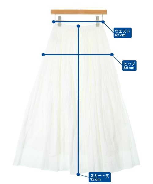 Plage（プラージュ）ロング・マキシ丈スカート 白 サイズ:38(M位) レディース/2200657817015