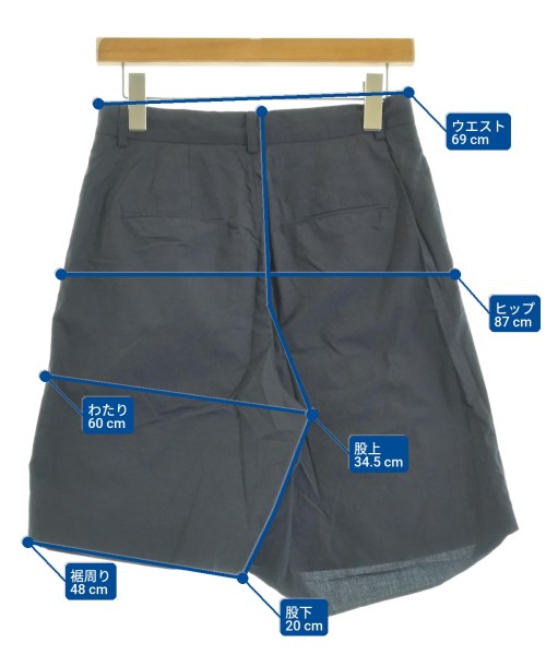 Plage（プラージュ）ショートパンツ 紺 サイズ:38(M位) レディース/2200655259091