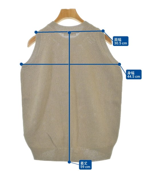 Plage（プラージュ）ベスト/ノースリーブ ベージュ サイズ:F レディース/2200653804163