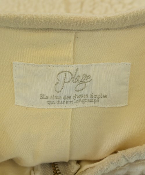 Plage（プラージュ）その他 白 サイズ:36(S位) レディース/2200656795017