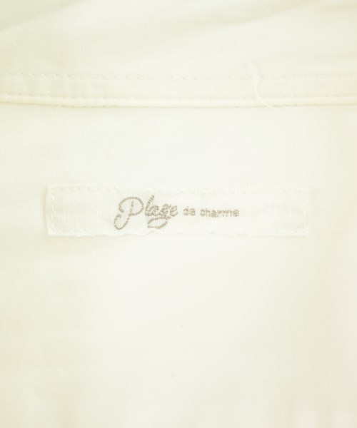 Plage（プラージュ）カジュアルシャツ 白 サイズ:F レディース/2200653951089